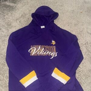 Vikings Purple and Gold Hooded Sweater